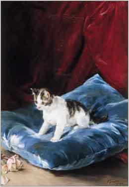 Marques, Francisco Domingo Cat Germany oil painting art